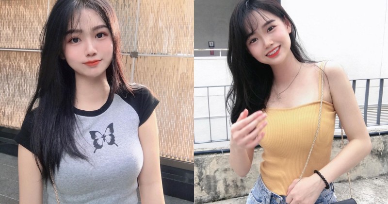 【万博娱乐】21歲白皙美肌「小甜心正妹」，穿緊身衣「洩露隱乳曲線」！