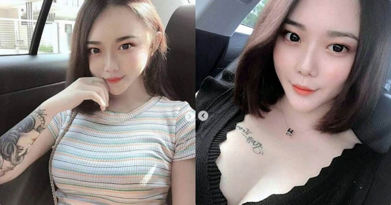 【万博娱乐】短髮刺青妹子「黃于恩」曲線兇爆，車上露酥胸「白嫩兩顆」辣翻！