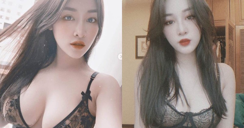 【万博娱乐】火辣巨乳白雪公主「Khánh Trắng」，豐滿大奶透視感太誘人！
