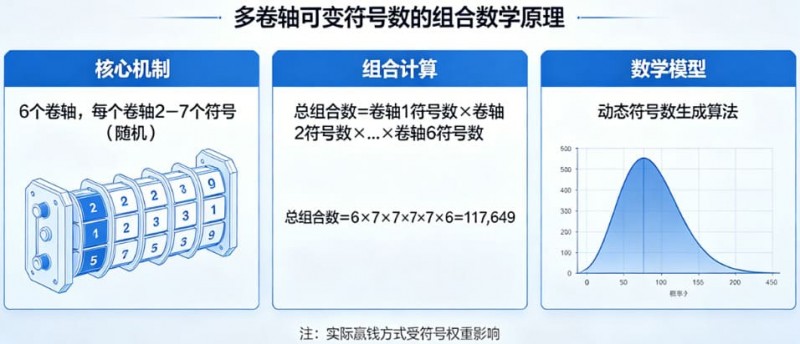 【万博体育】Megaways机制解析:117,649种赢钱方式背后的数学模型。