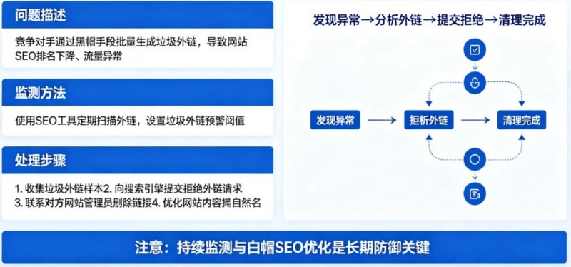 【万博体育】博彩平台的“负面SEO”防御:竞争对手恶意刷垃圾外链怎么办?