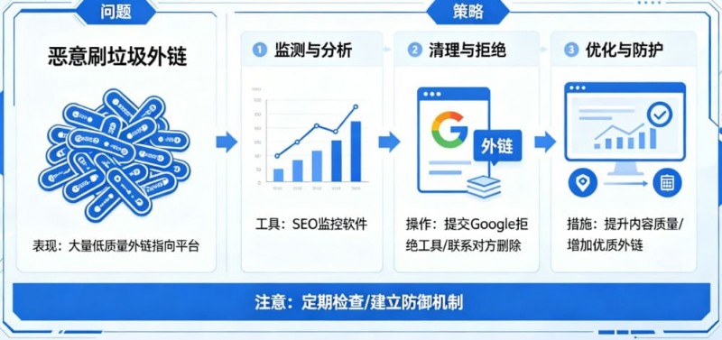 【万博体育】博彩平台的“负面SEO”防御:竞争对手恶意刷垃圾外链怎么办?