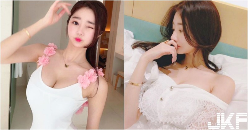 【万博娱乐】超氣質！南韓「香豔美乳妹」顏值太極品啦… 白皙的「銷魂視角」讓人受不了！