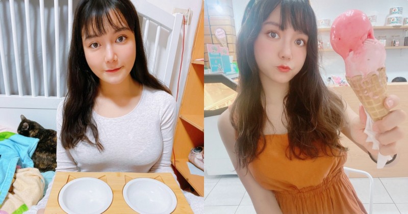 【万博娱乐】F奶混血正妹「毛咪」曬出新貓碗，「惹火胸型」讓粉絲想將碗蓋上去！