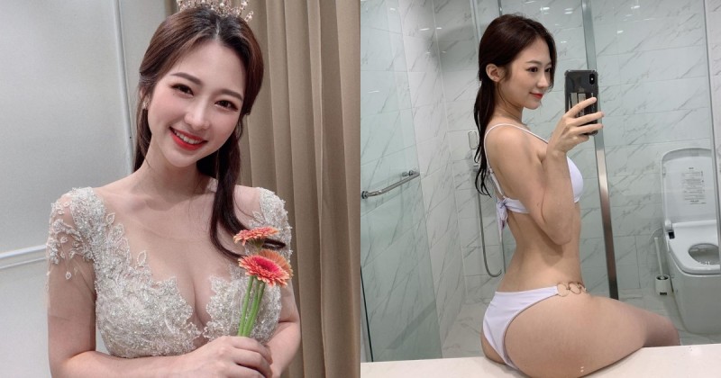 【万博娱乐】「爆乳新娘」笑容超甜美，氣質禮服下「火辣身材」藏不住，渾圓蜜桃更兇啦！