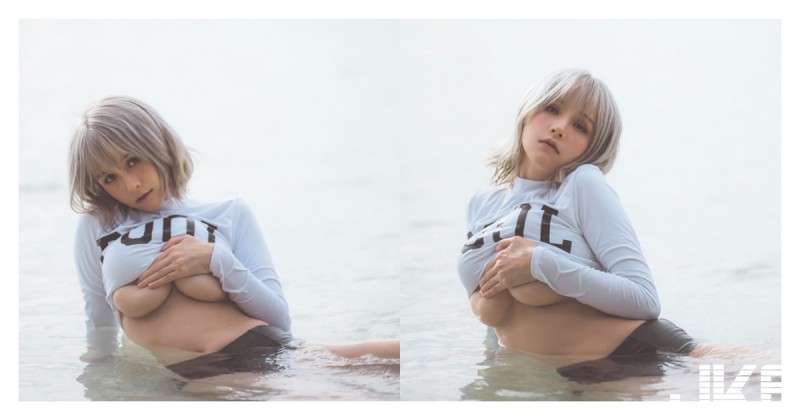 【万博娱乐】銷魂南半球！「巨乳正妹」防磨衣太小件，這「乳下陰影面積」實在不得了！