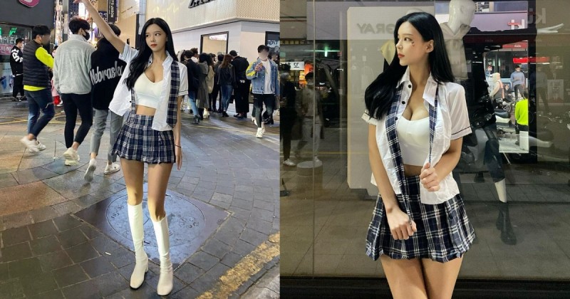 【万博娱乐】Zara前「美腿辣妹」兇猛視角太吸眼球啦！飽滿好身材讓人忍不住回頭