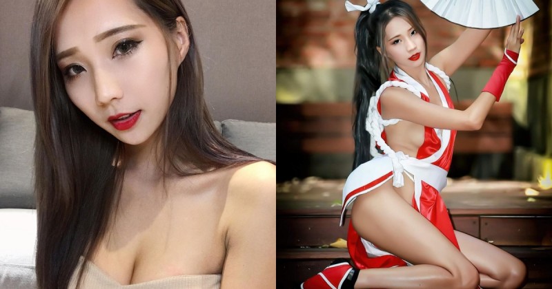 【万博娱乐】不知火舞辣出新高度！「韻霏Anita」超狂開腿尺度太狠，絕對領域大半露出！