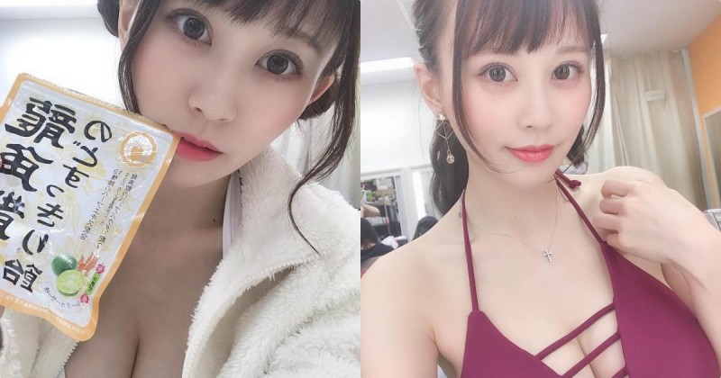 【万博娱乐】正妹吃龍角散「雪乳現形」，「超深V事業線」好銷魂啊！
