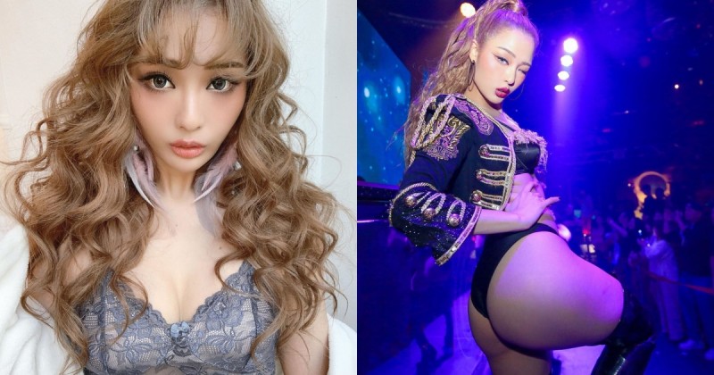 【万博娱乐】暗黑爆乳派對正妹「RiRi」不光秀蜜桃美尻，美腿大開「露出該編」也沒在怕！