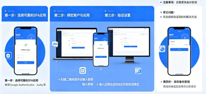 【万博体育】如何设置高强度的账户二次验证(2FA)