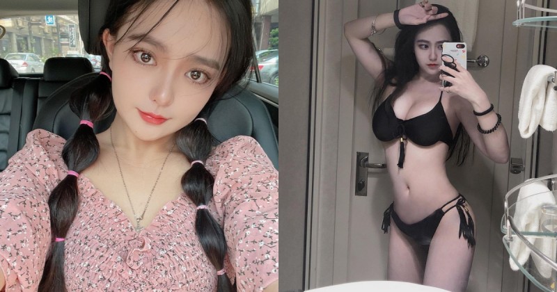 【万博娱乐】甜美洋娃娃「晴晴」五官精緻如混血！嬌小150cm卻有「美乳纖腰」超犯規～