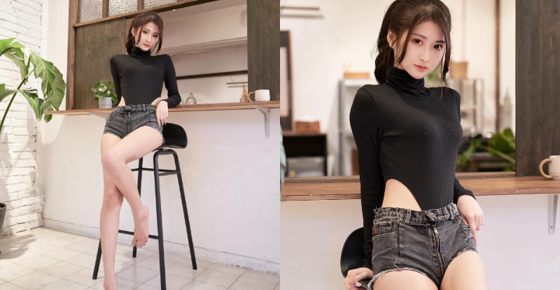 【万博娱乐】「絕美天菜」穿包屁衣展「銷魂紙片腰」，從頭正到腳讓人超驚嘆