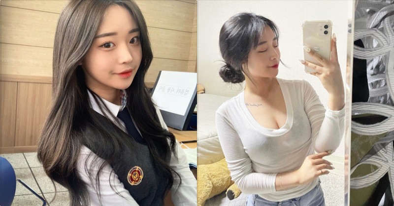 【万博娱乐】高校制服正妹「年紀輕輕發育好好」，自拍時的「豐滿曲線」太撩人！