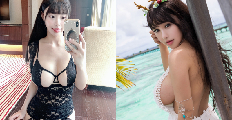 【万博娱乐】巨乳模特「朱可兒Flower」半邊側乳大掉出　攝影師竟想把奶修小一點！