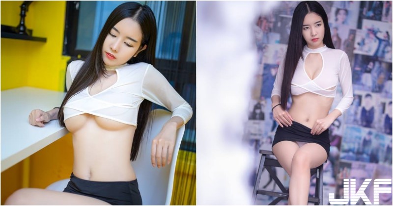 【万博娱乐】「大奶姊姊」裙子穿太短，小褲褲完全露出！「白色南半球」也從赤道越界啦！