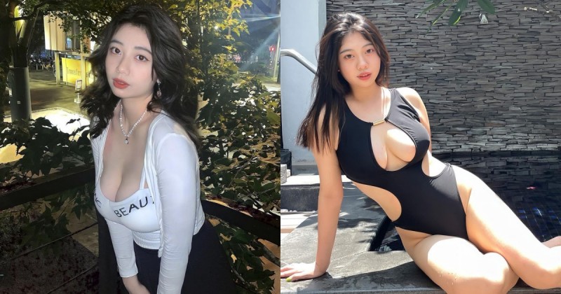 【万博娱乐】輔大正妹學姊「劉霖霖」嗆辣又有料！挖洞泳裝秀「雪白豪乳」鄉民狂朝聖！