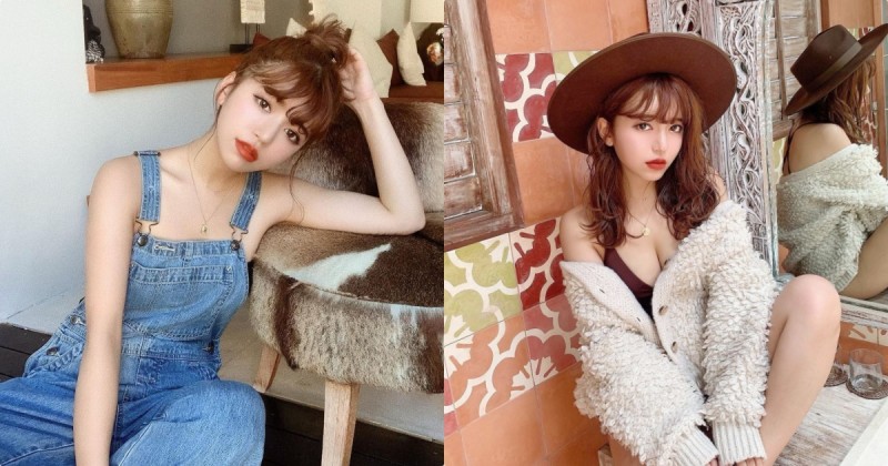 【万博娱乐】小隻馬女孩「美音」外套裡有美乳，背後鏡子更出賣「性感大腿線條」！