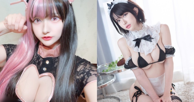 【万博娱乐】兇兇甜心妹「女僕日PO出誘惑辣照」，穿爆乳裝幫你做家務！
