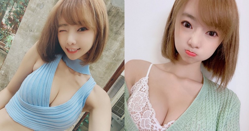 【万博娱乐】高挑E奶正妹優寶「迷人表情好甜美」，「深V辣曲線」實在好兇！