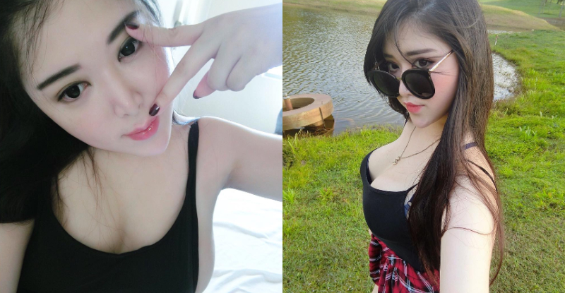 【万博娱乐】側乳最高！巨乳正妹漫延溢出　細肩帶背心也擋不住的「超級乳量」！