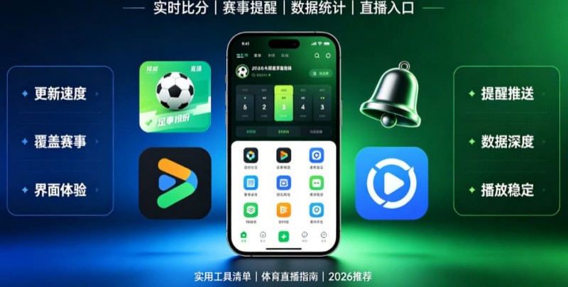 【万博体育】盘点2026年最好用的5个足球比分直播APP