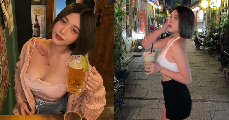 【万博娱乐】神農街出沒的「窈窕辣妹」香肩美乳好養眼！微醺模樣讓人好心動啊