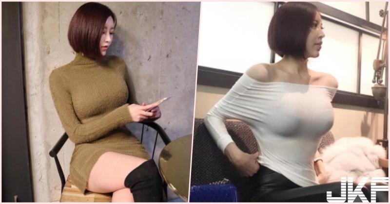 【万博娱乐】好兇爆！「餐廳巨乳妹」邪惡視角逼死人！超犯規「挺胸畫面」整顆都快衝出來…