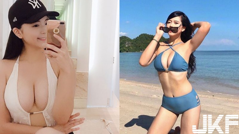 【万博娱乐】女大生的身材真的猛！比基尼一套接一套，「胸前大開」尺度真的會讓學長受不了啊！