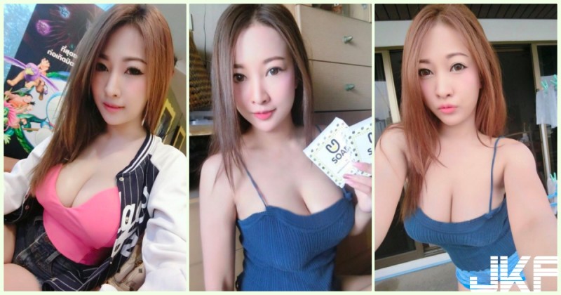 【万博娱乐】清純系「極品美胸正妹」女友Fu讓人戀愛了！超誘惑的「邪惡細肩帶」好想扯掉喔..