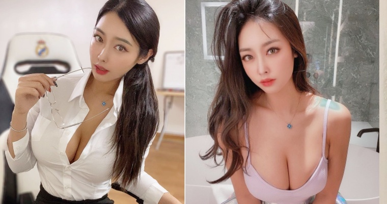【万博娱乐】誘惑系辣模 Eunhye「低胸福利」放好放滿！身體微微一傾，事業線深不可測