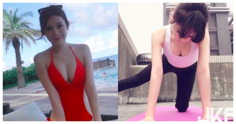 【万博娱乐】好養眼！「華航空姐」制服下藏兇器，運動香汗淋漓「小露乳溝」的畫面太讚了！