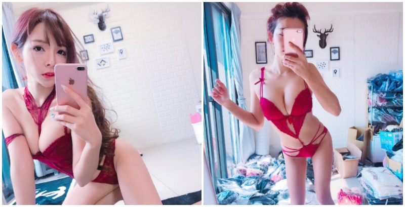 【万博娱乐】自己的看板娘自己做！「爆乳老闆娘」用火辣肉體展示內衣商品，讓人看到手滑下訂！