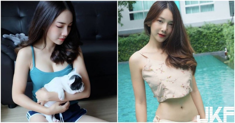 【万博娱乐】正妹抱小狗「胸前份量好足夠」，「白嫩美乳」讓大家都想被抱抱了！