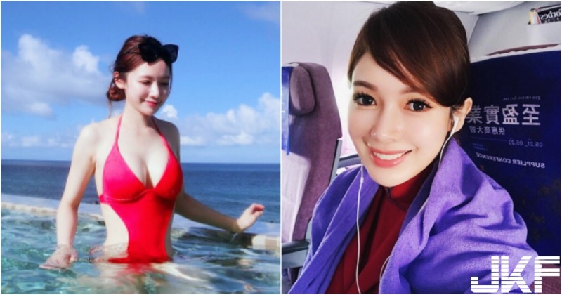 【万博娱乐】空姐好胸！華航正妹花蓮海邊大秀「白嫩圓乳」！挖腰設計太邪惡了啦！