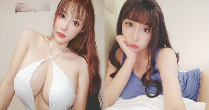 【万博娱乐】美豔正妹「蜜佧熙」烈焰紅唇太誘人，誘惑的G奶超級兇爆！
