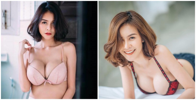 【万博娱乐】極限車頭燈！「600c.c的巨乳」太狂野，正妹胸前負擔太大就讓我幫妳撐著！