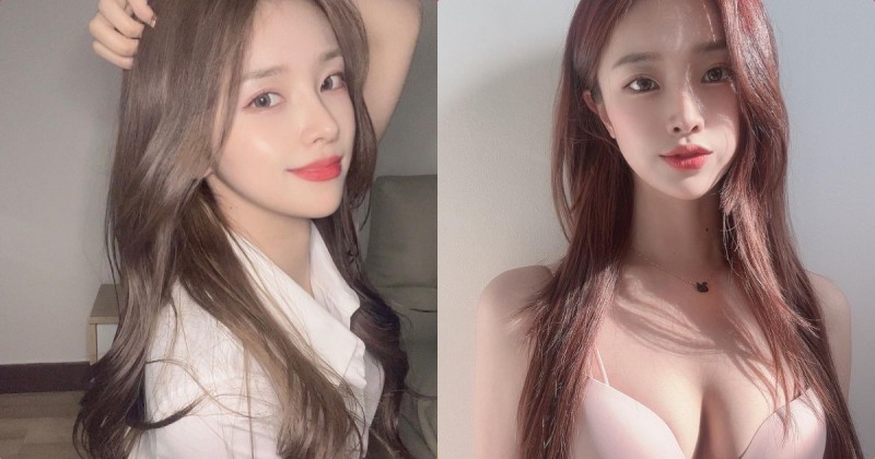 【万博娱乐】「極粉嫩美乳正妹」顏值好高，粉色內衣「展現超飽滿乳量」！