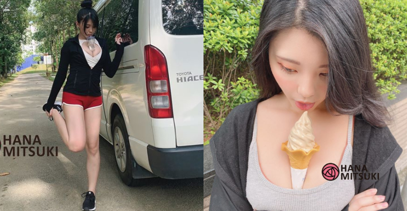 【万博娱乐】隱乳正妹「苡琍 Hana」使出最強才藝　巨乳平台什麼都能放上去