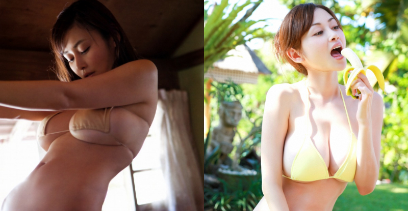 【万博娱乐】G奶乳帝「杉原杏璃」舌技了得　挾帶飽滿美乳做瑜珈差點走光！