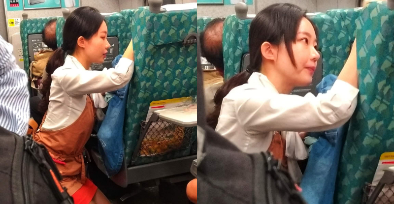 【万博娱乐】人美心也美！超正高鐵乘務員貼心安慰哭泣旅客　網友跪求傳送門！