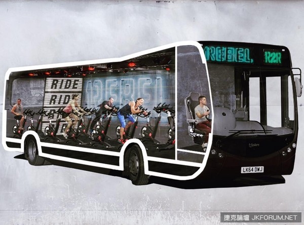 【万博娱乐】通勤族專屬！倫敦「健身巴士」讓你越塞越瘦