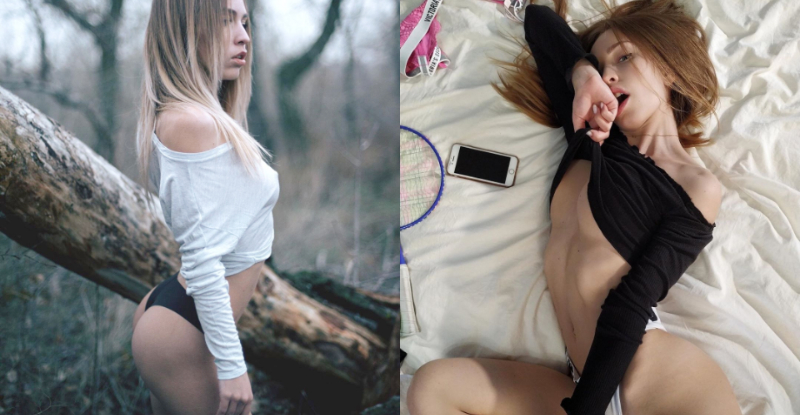 【万博娱乐】衣服撩高高…暗示意味超濃！性感妹飢渴樣讓人凍抹條　快提槍上陣幫一把