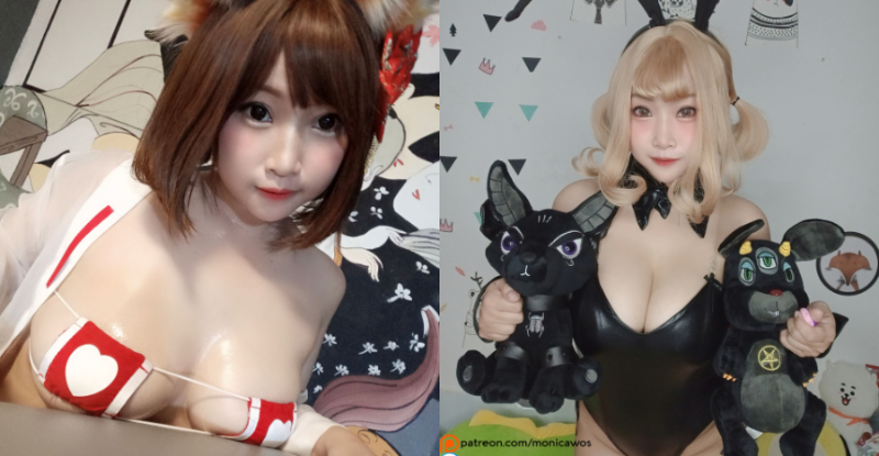 【万博娱乐】正宗「夾」娃娃！爆乳Coser大奶無處安放　到處乳壓、溢奶太狂放啦！