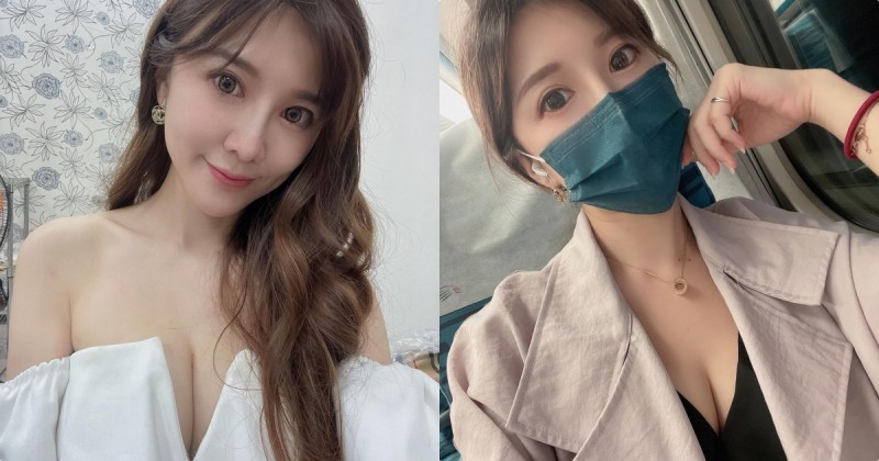 【万博娱乐】正妹主持人「蓁蓁」PO超辣深溝照，「性感的低胸造型」好讓人心動！