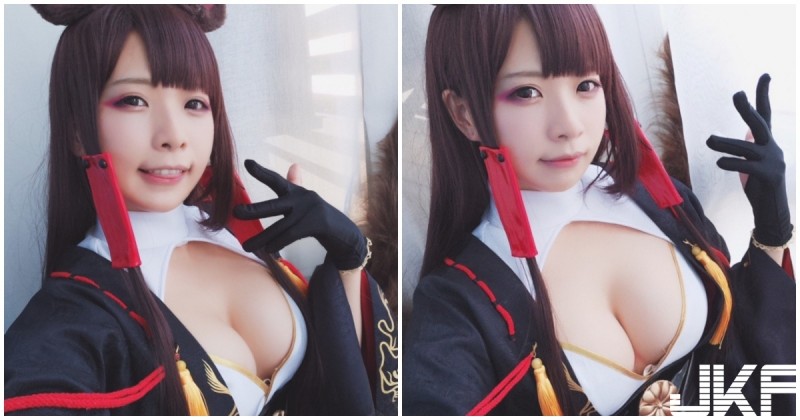 【万博娱乐】七尺的大乳！正妹神扮演「爆乳指揮官」，地心引力真的抓不住！