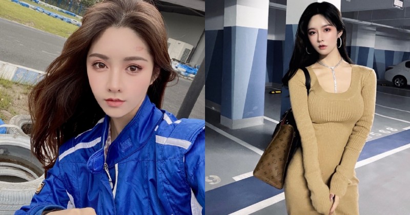 【万博娱乐】大眼甜美「正妹賽車手」Miss野羊，還是中國美術學院的「美女畢業生」！