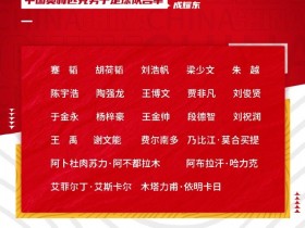 【万博足球】国奥队奥预赛23人名单:艾菲尔丁、陶强龙在列,海外球员仅王博文