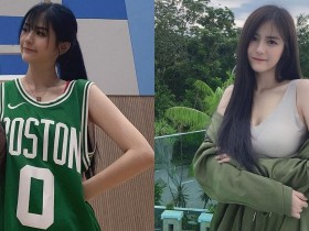 【万博娱乐】妹子穿球衣94可愛!大馬小美女「JingEn」綁馬尾抱籃球,沒想到衣服底下這麼有料!