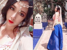 【万博娱乐】根本中東公主!大眼正妹「Gogo狗狗」體驗不同風情,異域服飾也藏不住32E美胸!